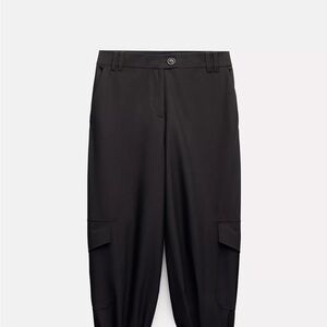 Zara Women's Brown Utility Trousers